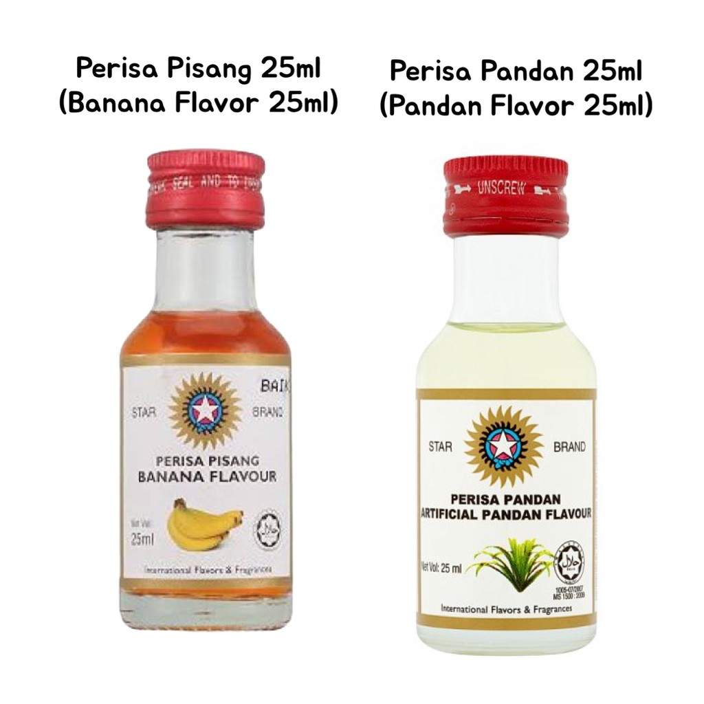 Perisa Pisang Pandan Flavour 25ml Star Brand