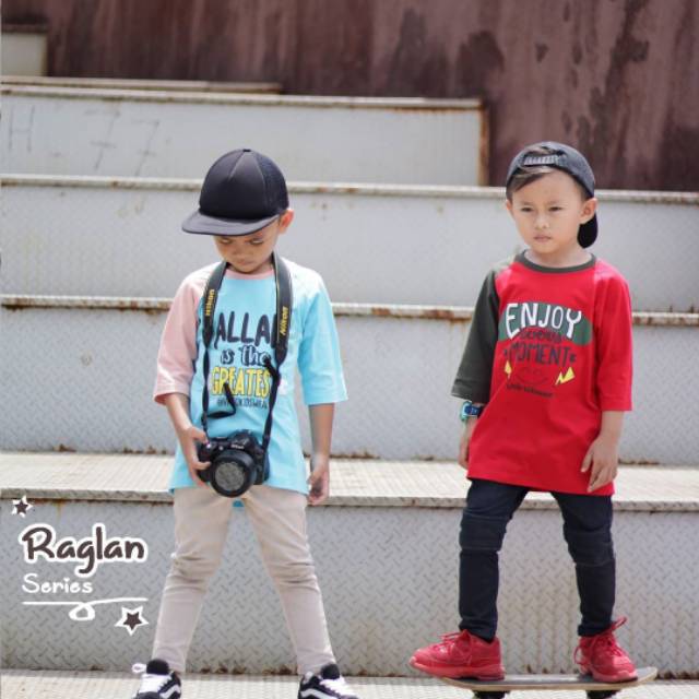 Kaos Anak Reglan By Vitto 2-10T