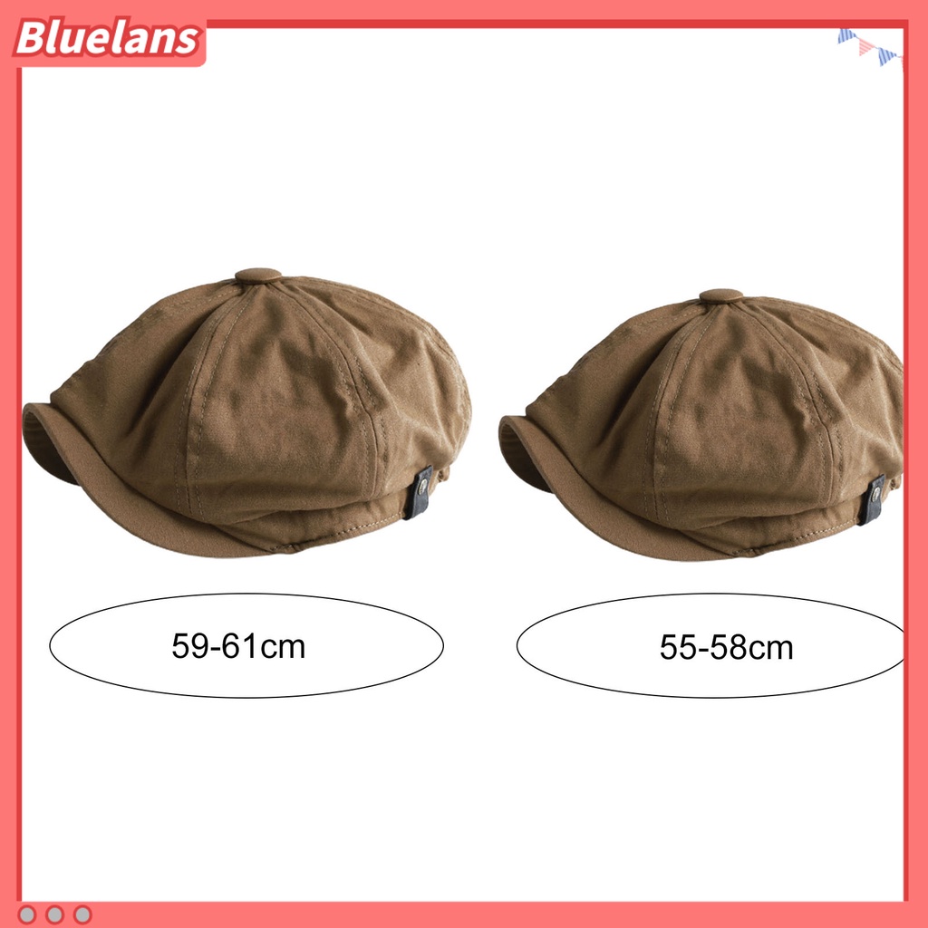 Bluelans Casual Gatsby Beret All Seasons Vintage Beret Sweat Absorption for Outdoor