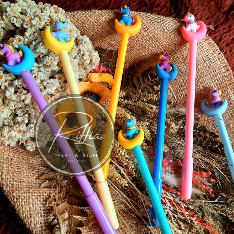 

Moon Unicorn Pen / Pulpen Unicorn Bulan Import Murah
