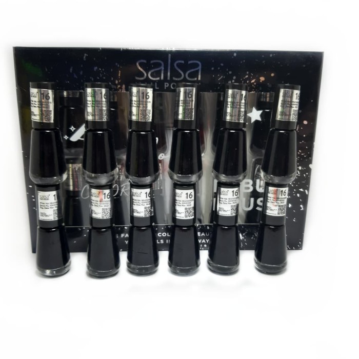 [PERBOXXX] KUTEK SALSA HITAM SERI FULL BLACK EDITION (1 BOX ISI 12 PCS)