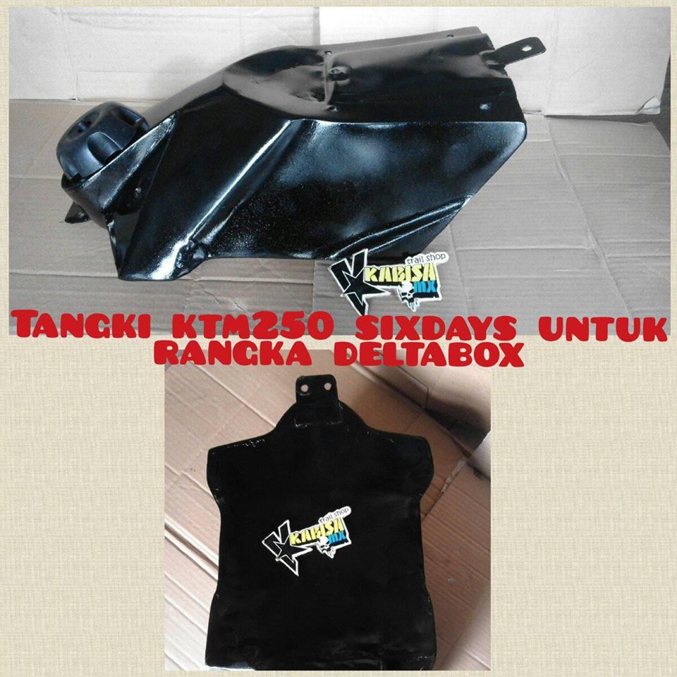 tangki trail ktm250 besi untuk sasis deltabox 2017 2020