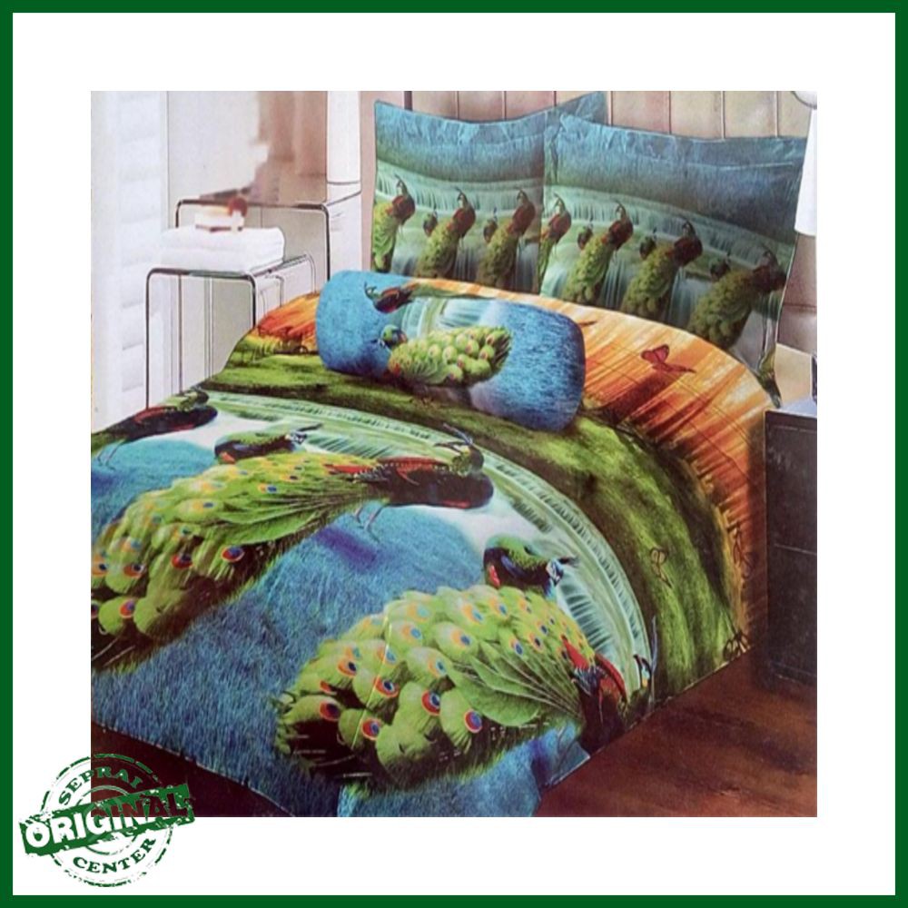 SEPREI LADY ROSE / SPREI LADY ROSE SWEET PEACOCK QUEEN 160 No.2 SEPRAI DUA BURUNG MERAK