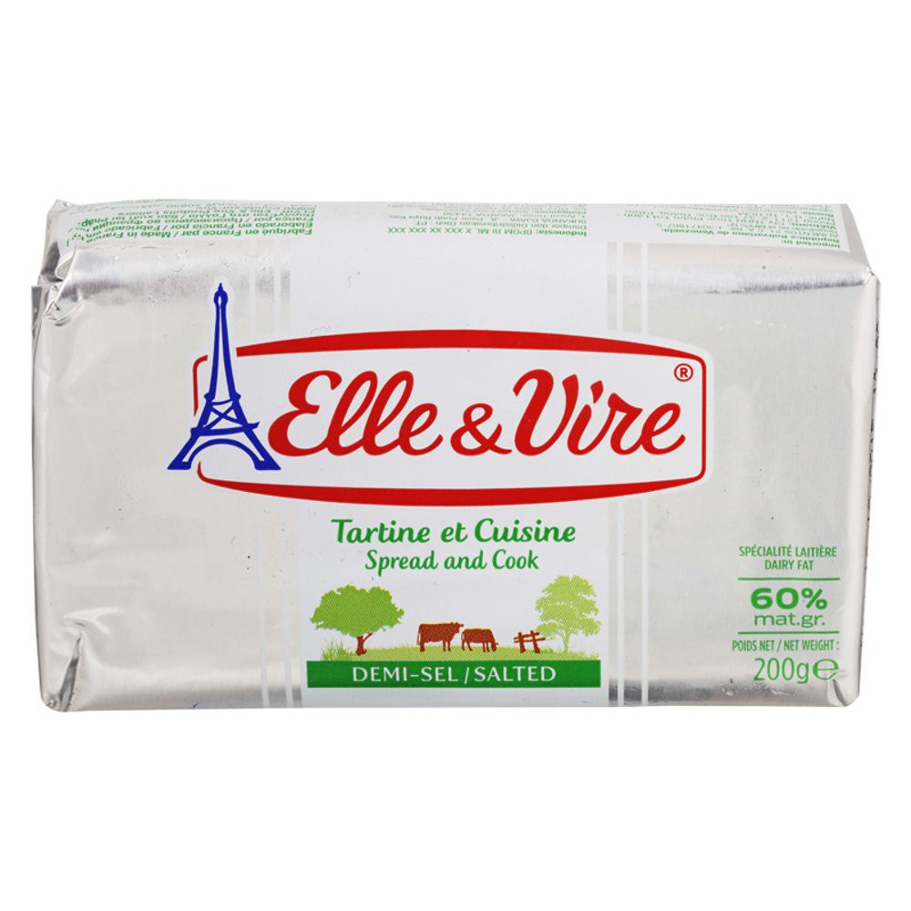 

ELLE & VIRE BUTTER DOUX SALTED 200 GR