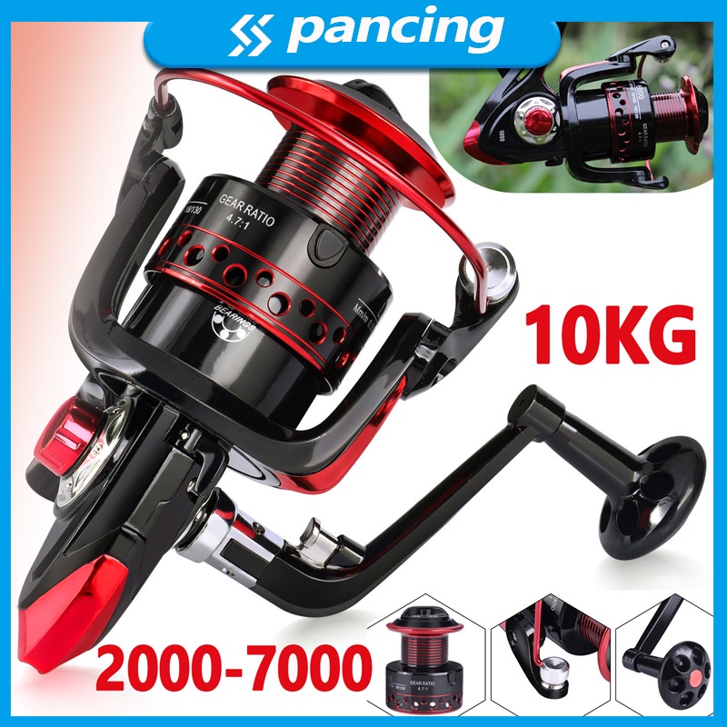 REEL PANCING ORIGINAL BAHAN METAL GOLDEN SHARK 13 BEARING 2000 3000 4000 6000 7000