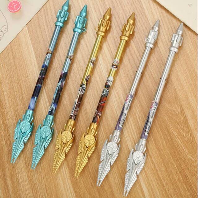 

1 pcs pulpen gel karakter tombak