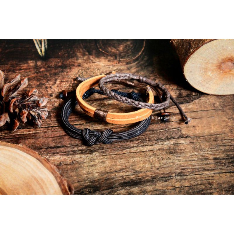 Gelang Tali Prusik Jangkar / Gelang Prusik Jangkar / Gelang paracord / Gelang paket / gelang tali