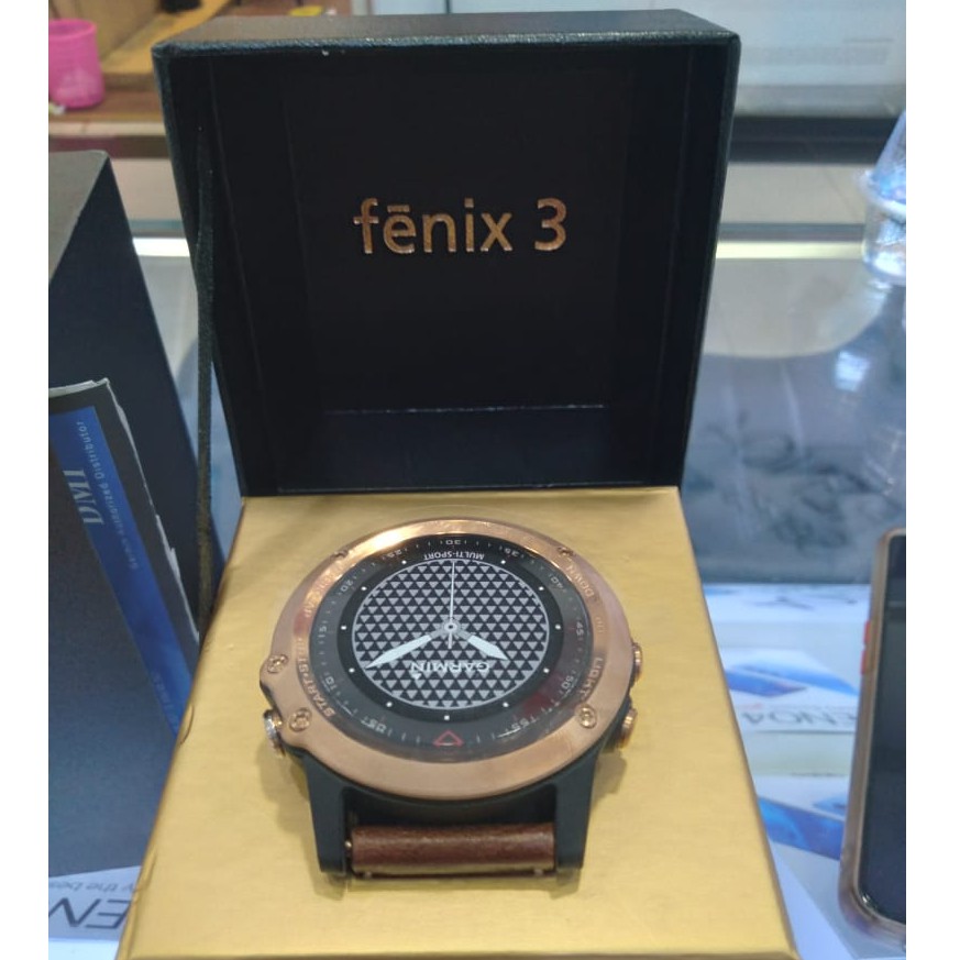 GARMIN WATCH FENIX3 ROSE GOLD JAM TANGAN