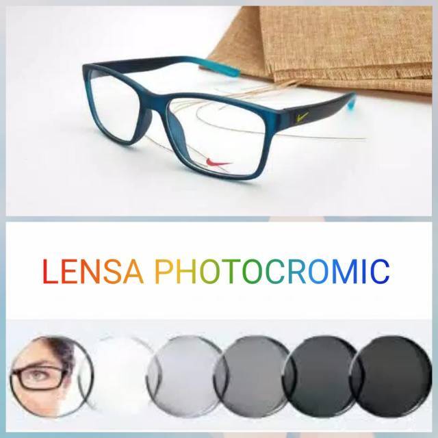 paket frame dan lensa.. frame nike 7091 kacamataku
