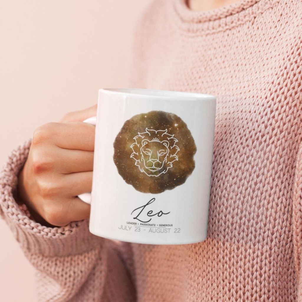 Mug Gambar Keren Zodiak Leo 011