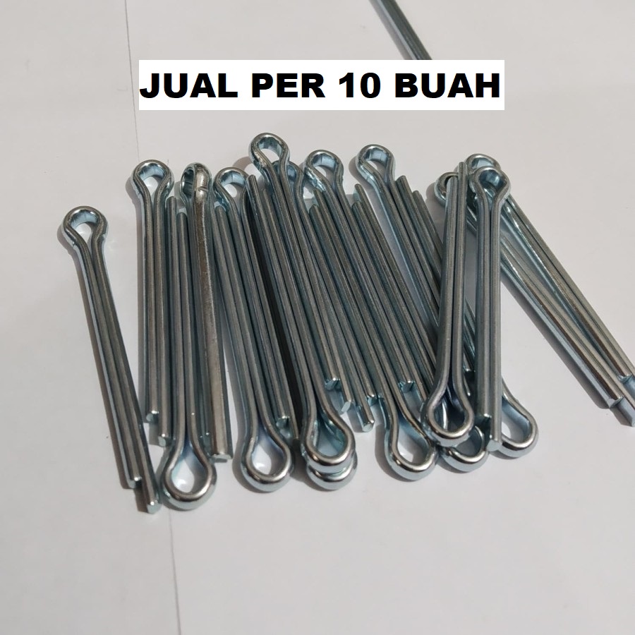 Jual Per10Buah Split Pen 5/16 inch x 2 1/2 inch Kaki Pengencang ...