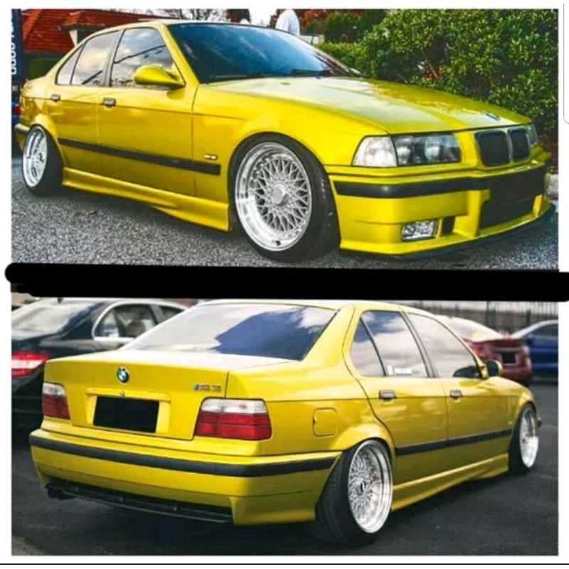bodykit bemper bmw e36 mtech