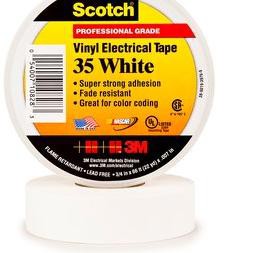 

✲ 3M Scotch 35 Vinyl Electrical Tape - White ™