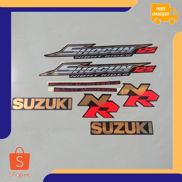 Stiker Bodi & Lis Body & Striping Shogun 125 NR