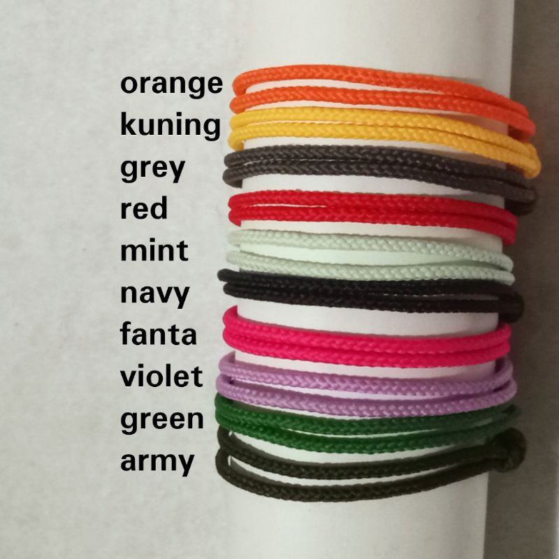 Gelang Prusik Polos Gelang Tali