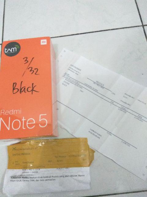 [ORIGINAL] XIAOMI REDMI NOTE 5 PRO 3/32GB GARANSI 1 TAHUN 