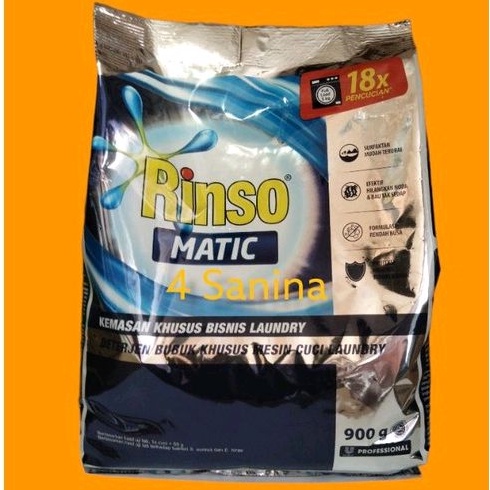 Rinso matic bubuk 900 gr,Cair Matic 165ml &amp; Rinso anti noda + molto 770 gr / rinso professional / rinso matic.