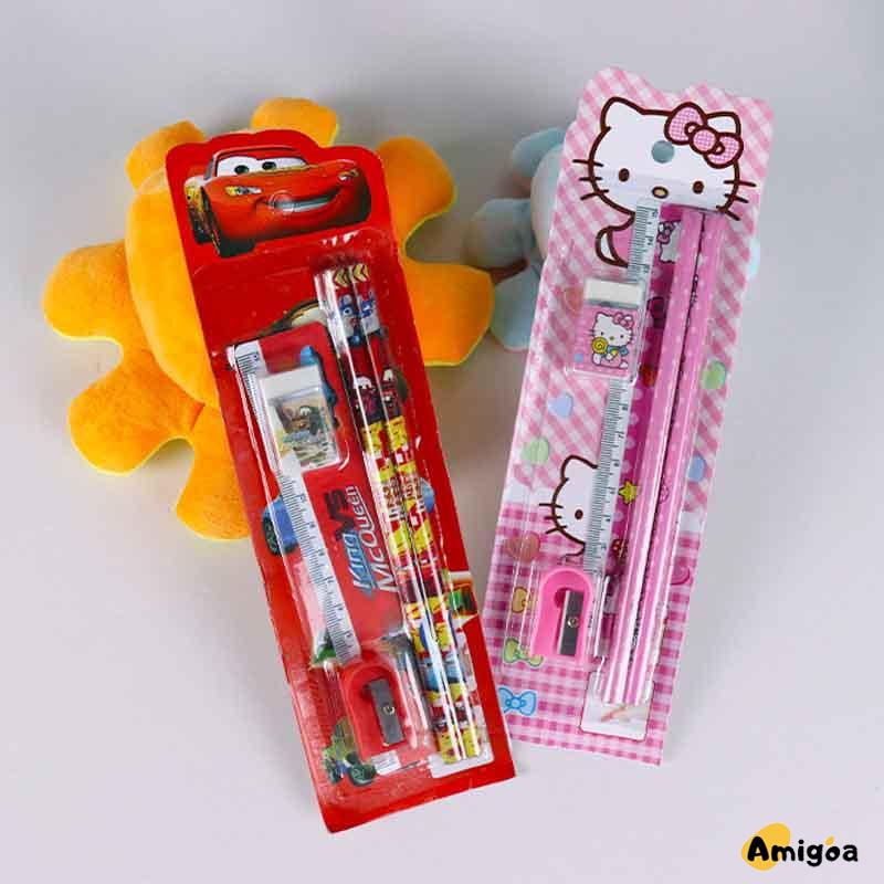 5pcs Siswa Kreatif Set Kartun Kartun Lucu Kindergarten Festival Kecil Hadiah Kecil - AG2