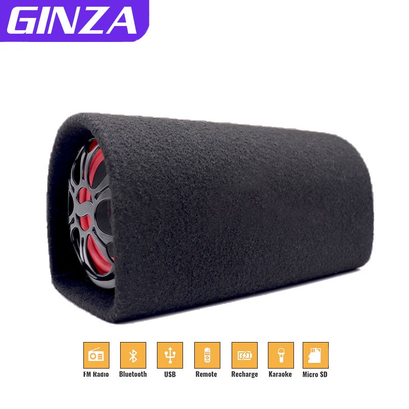 Ginza Bluetooth Superbass Speaker 5/6/8/10/12 inch Aktif Salon Portable Karaoke Speaker Mobil