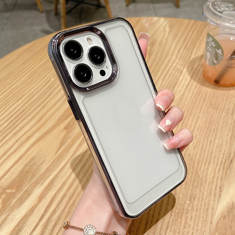 Soft case Silikon Transparan Untuk iPhone 11 12 13 pro max x xs max xr 7 + 8 plus