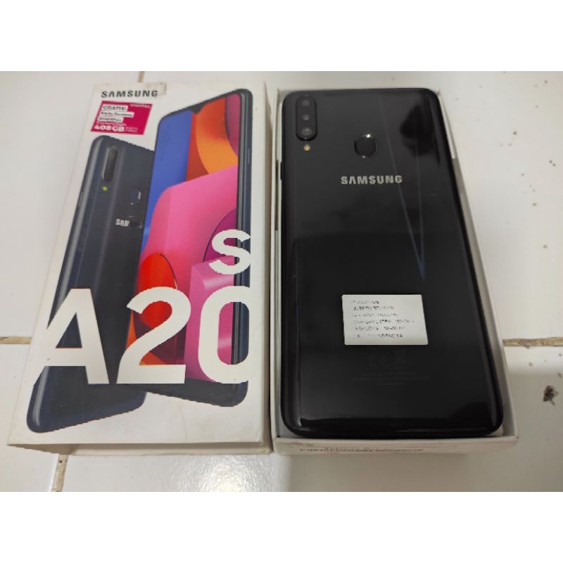 Samsung A20s 3/32Gb second like new mulus (Grade A) fullset acc ori