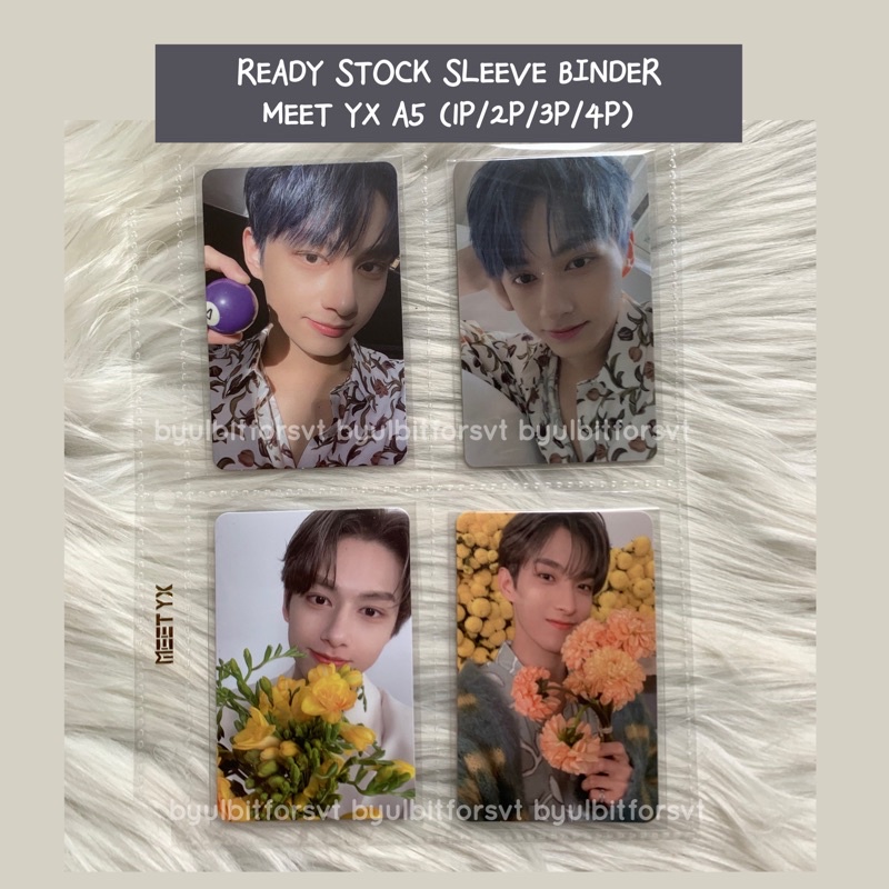 

[ READY STOCK ] SLEEVE BINDER A5 MEET YX (1P 2P 3P 4P) (2 RING / 3 RING / 6 RING)