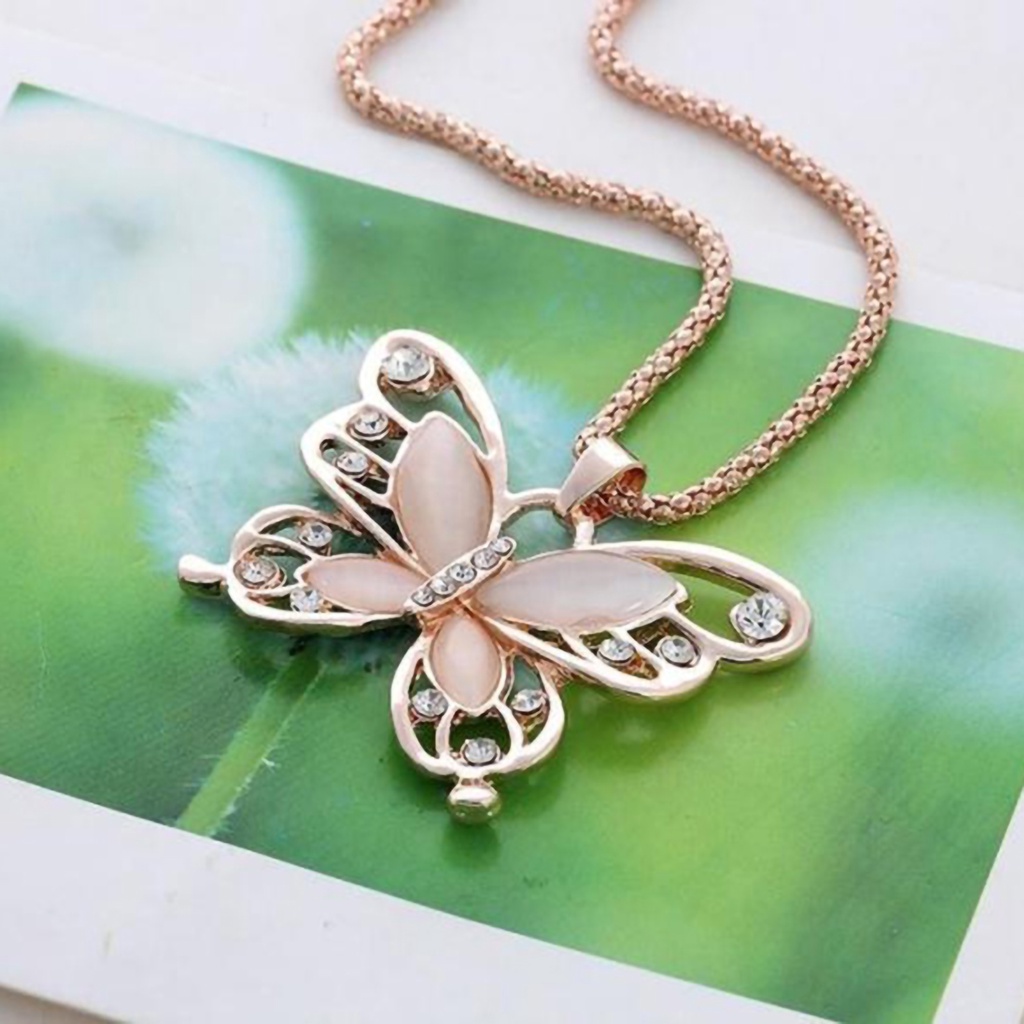 Hu Hu Hu Hu Hu Alat Bantu Pasang Kacamata♡ Jepit Rambut Bentuk Kupu-Kupu Aksen Berlian Imitasi Untuk Wanita