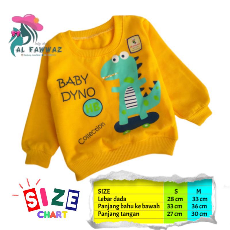 Sweater bayi Dino