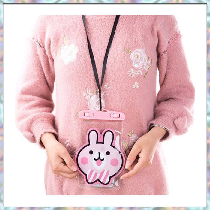 Sarung Anti Air Handphone Aksesoris Pelindung Anti ~ Tempat Hp Anti Air Kartun Waterproof Handphone