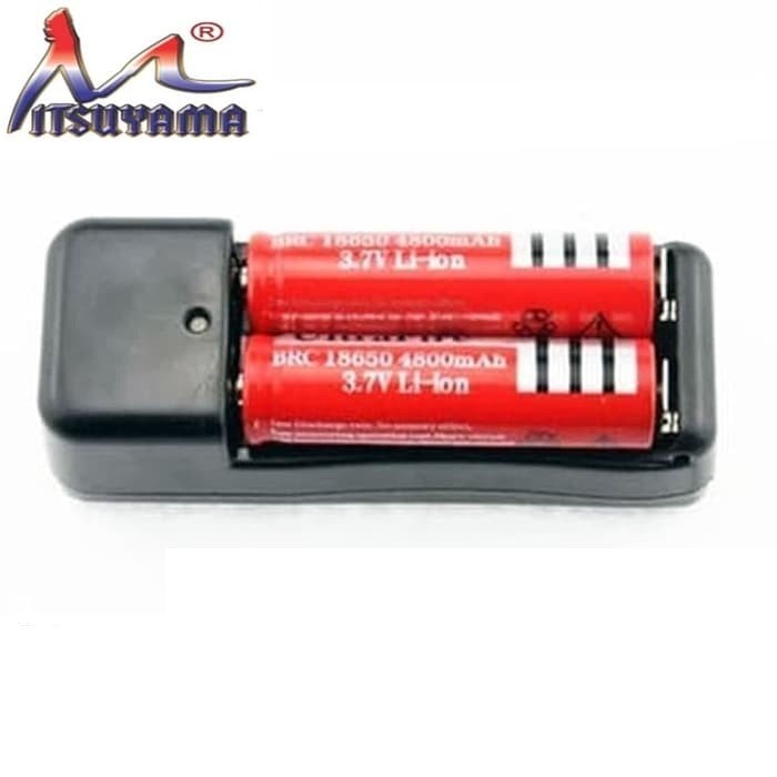 Mitsuyama TG-002 Charger Baterai 2 Slot For 18650 CHG-18650 Casan Baterai Original