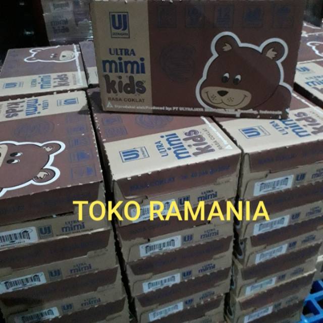 

Susu Ultra Mimi kids rasa coklat ukuran 125 ml isi 40 pcs