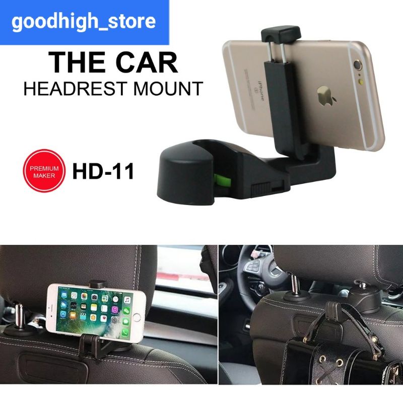 Card Holder HP HD-11/ gantungan Kursi Jok Belakang Mobil