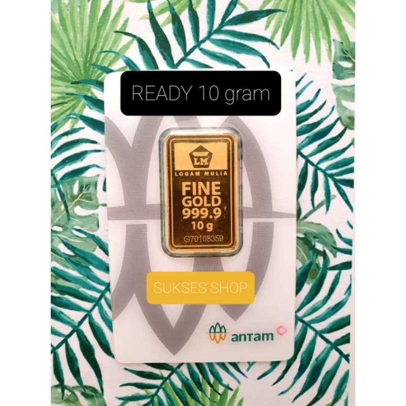 LOGAM MULIA EMAS ANTAM 10 GRAM