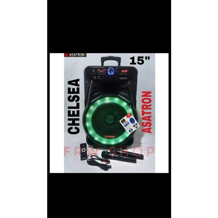Chelsea Speaker Portable Asatron Chelsea 8873 (15Inc) With Equalizer Kode 573