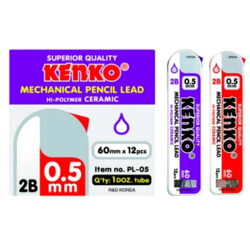 

12 pcs ISI PENSIL MEKANIK 0.5