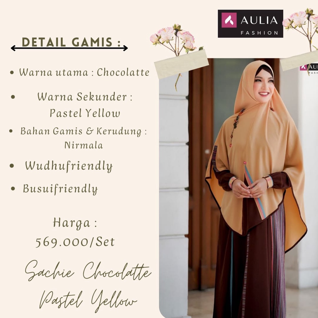 Set gamis aulia ori syar'i syari model terbaru lebaran 2022, warna sangat menarik, favorit semua wan