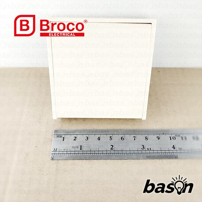 BROCO 6122 STD Socket Outlet with cover 16A | Stop Kontak dengan penutup