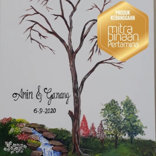 

Buku tamu lukis.