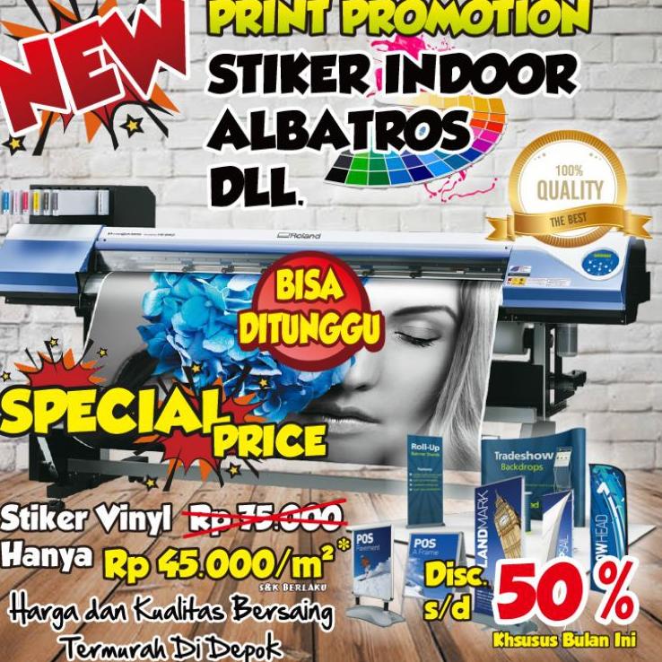 

Tren Kekinian.. Pronto printing cetak stiker meteran Hi-ress