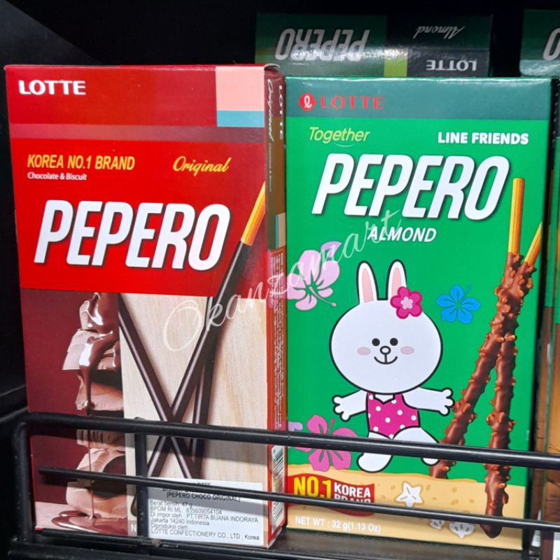 

Lotte Pepero Choco & Biscuit Stick All Variant 32gr