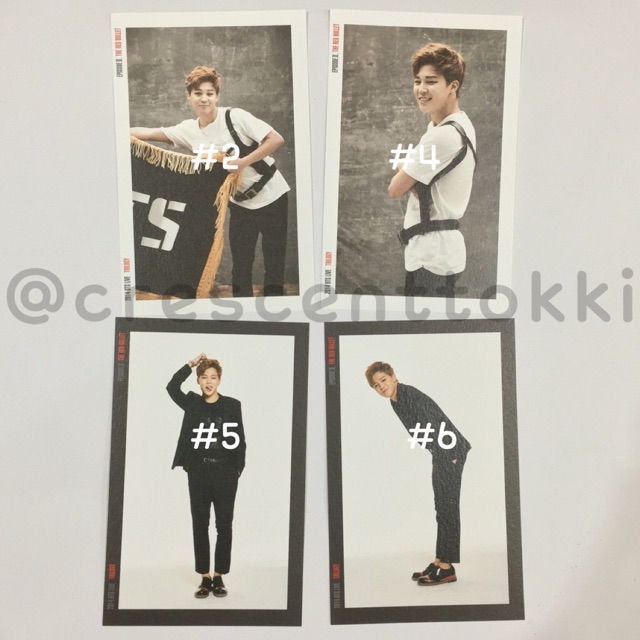 BTS OFFICIAL MD The Red Bullet JIMIN Photoset
