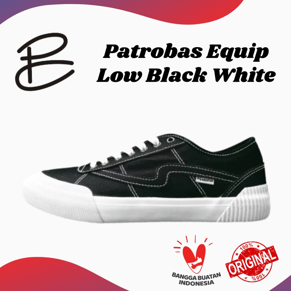 PATROBAS EQUIP LOW BLACK & WHITE / PATROBAS ORIGINAL