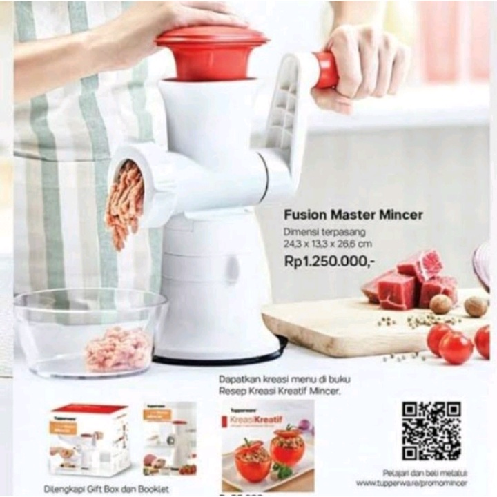 FUSION MASTER MINCER TUPPERWARE / MASTER MINCER TUPPERWARE / PENGGILING DAGING ORIGINAL TUPPERWARE