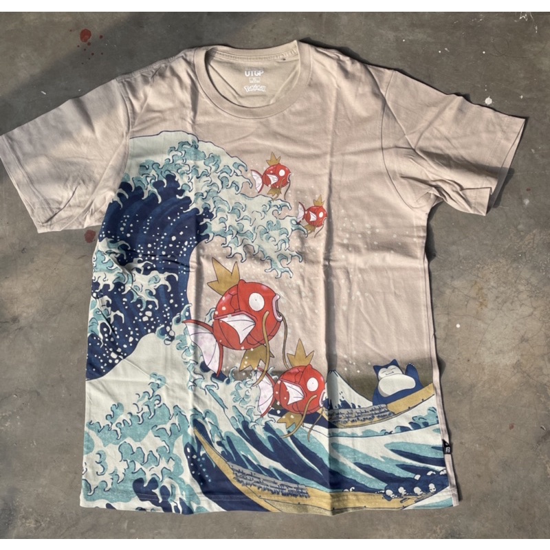 t shirt uniqlo x pokemon original size xl