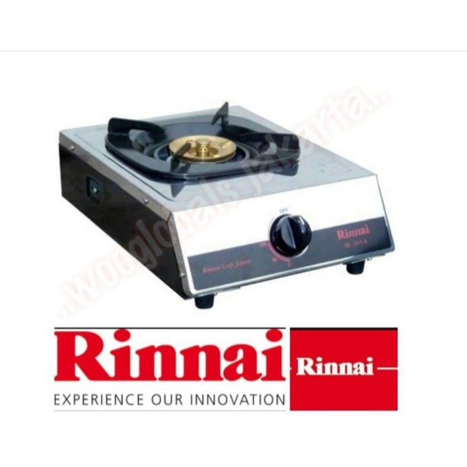 Kompor Gas Rinnai 1 Tungku Stainless Steel RI-511A PROMO MURAH