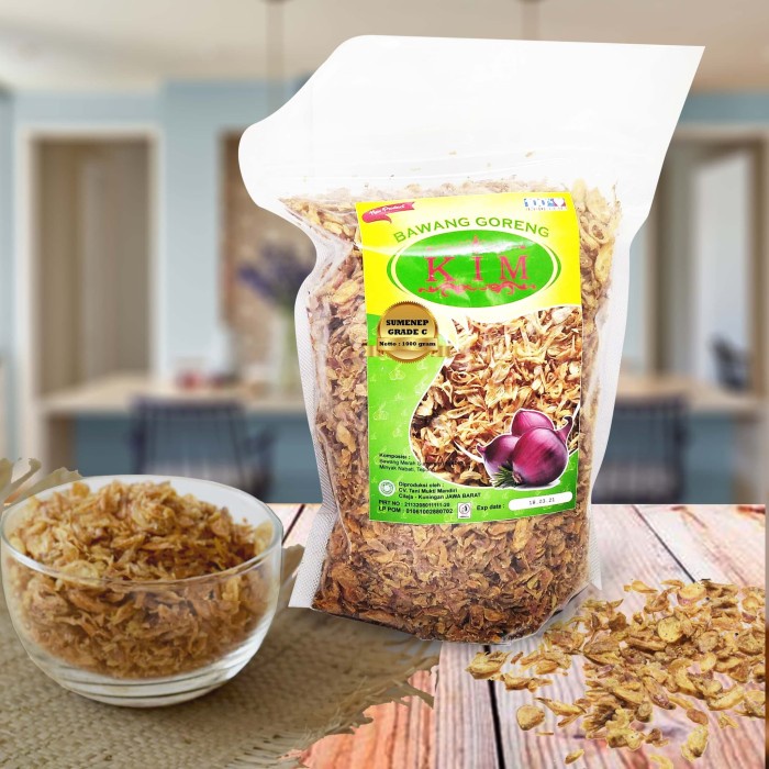 

Bawang Goreng Renyah Sumenep GRADE C Kemasan 1 Kg
