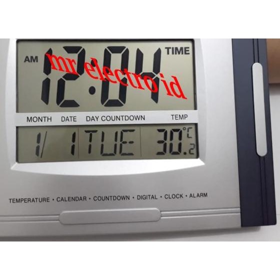 ♔ JAM DINDING DIGITAL ESA 3809 - JAM DIGITAL ESA - FITUR LENGKAP ❇