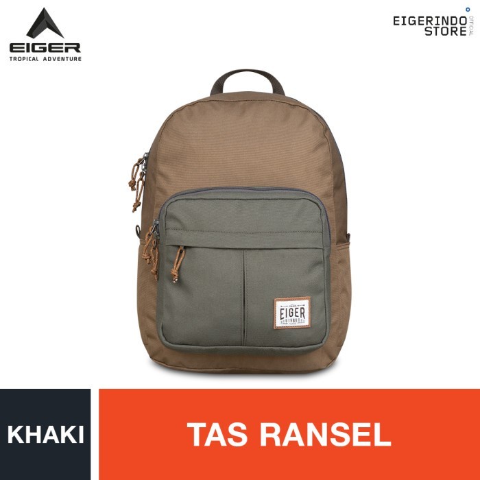 Tas Eiger 1989 Caravel Base Backpack 91000 5115 Khaki ORIGINAL Keren