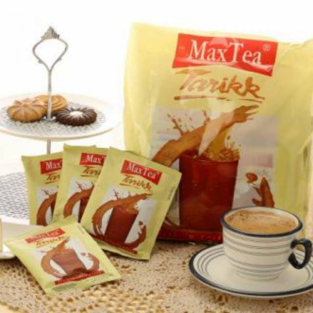 

Max tea Tarikk renceng, 1 renceng isi 10 sachet , Berat Bersih 1 sachet: 25 gram