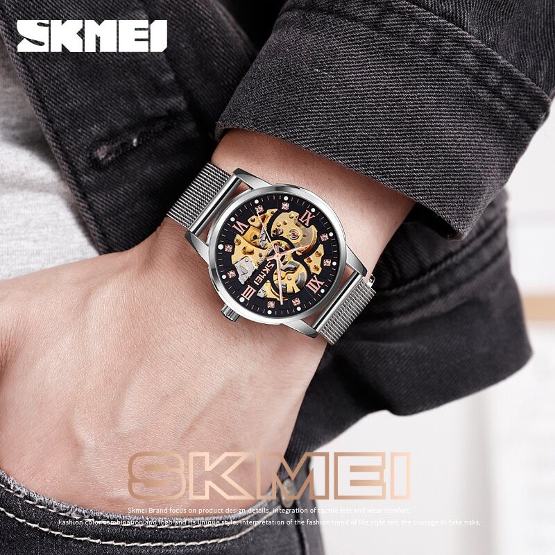 SKMEINDONESIA 9199 ORIGINAL Jam Tangan Pria SKMEI Analog Automatic Watch